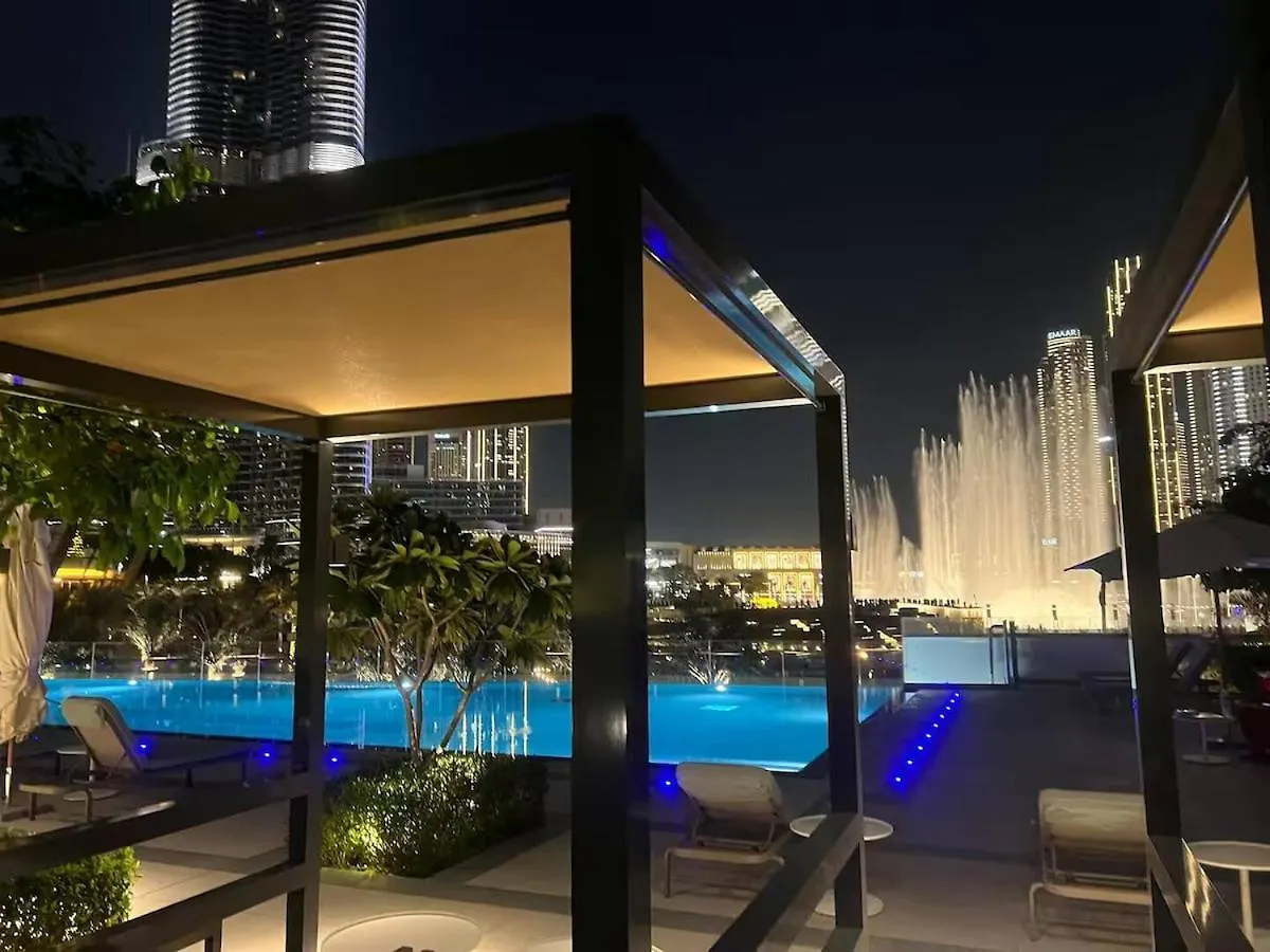 Beautiful 1Br Burj View From Infinity Pool Διαμέρισμα Ντουμπάι