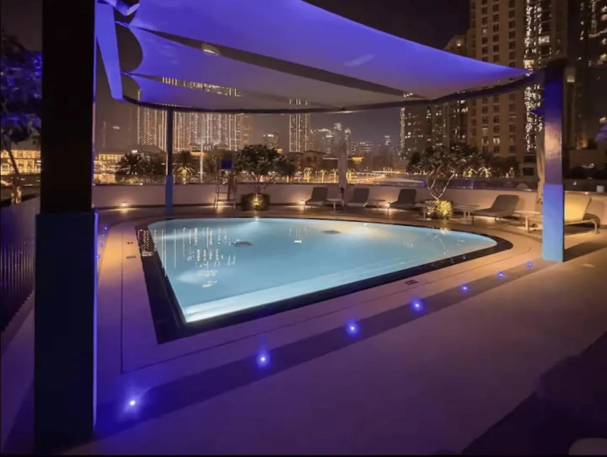 Beautiful 1Br Burj View From Infinity Pool Apartment Dubai 0*,  United Arab Emirates