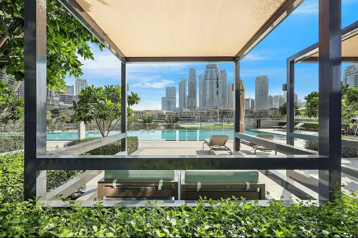 Beautiful 1Br Burj View From Infinity Pool Apartment Dubai United Arab Emirates